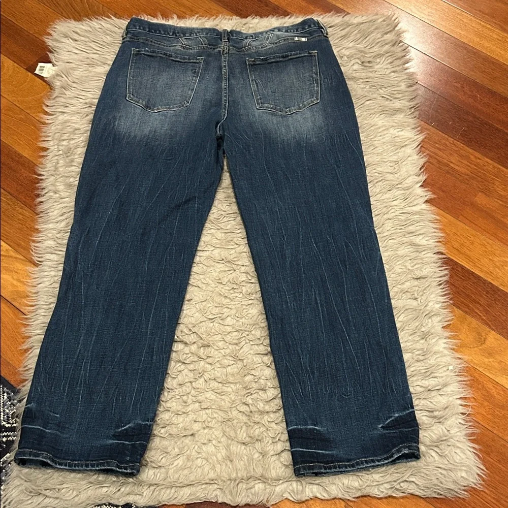 Kancan Mordekaiser High‎ Rise Dark Blue Washed Dad Jeans